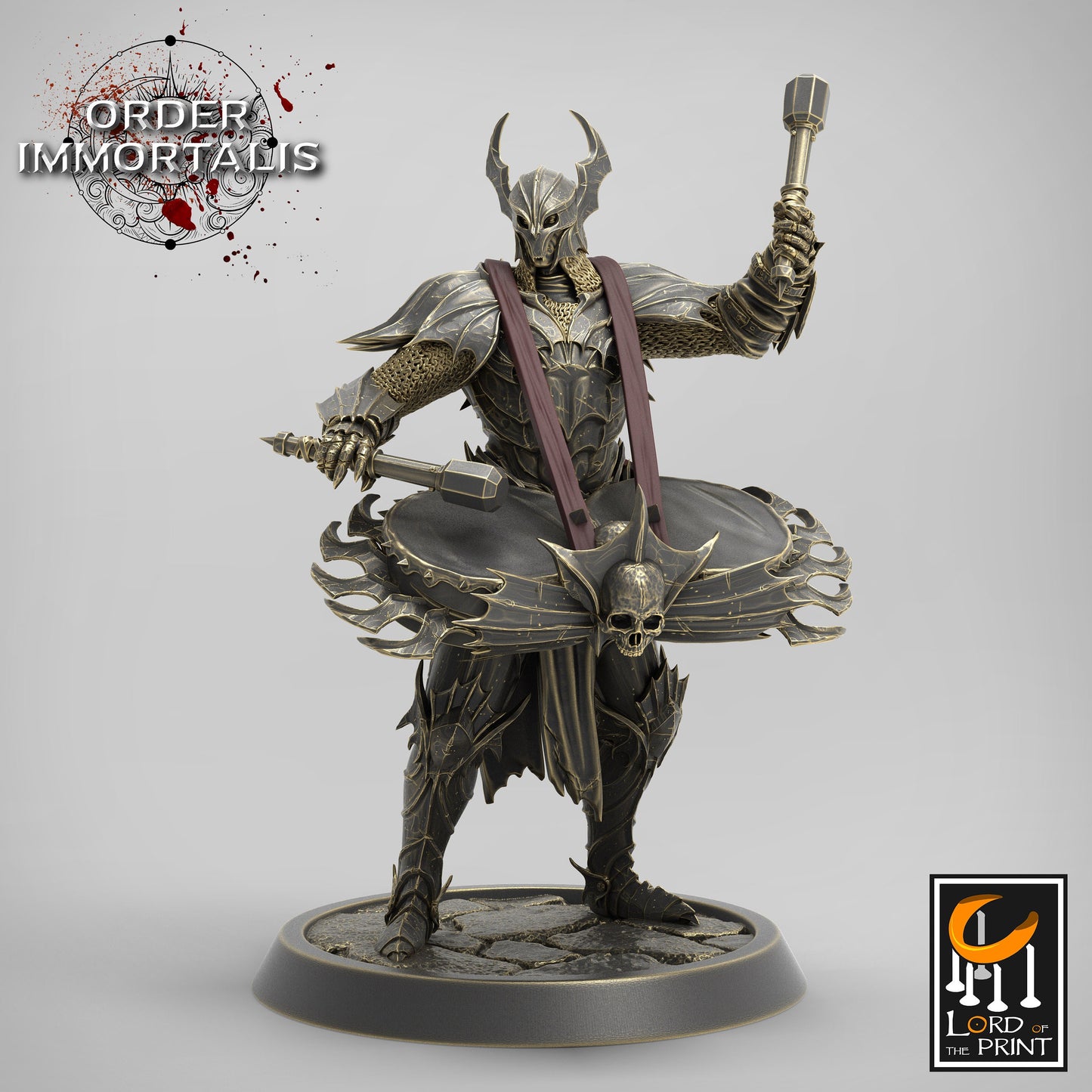 Blood knight Special Units, Order Immortalis, Lord of the Print | Dungeons and Dragons | Pathfinder | Table Top RPG | 3D Printed Model