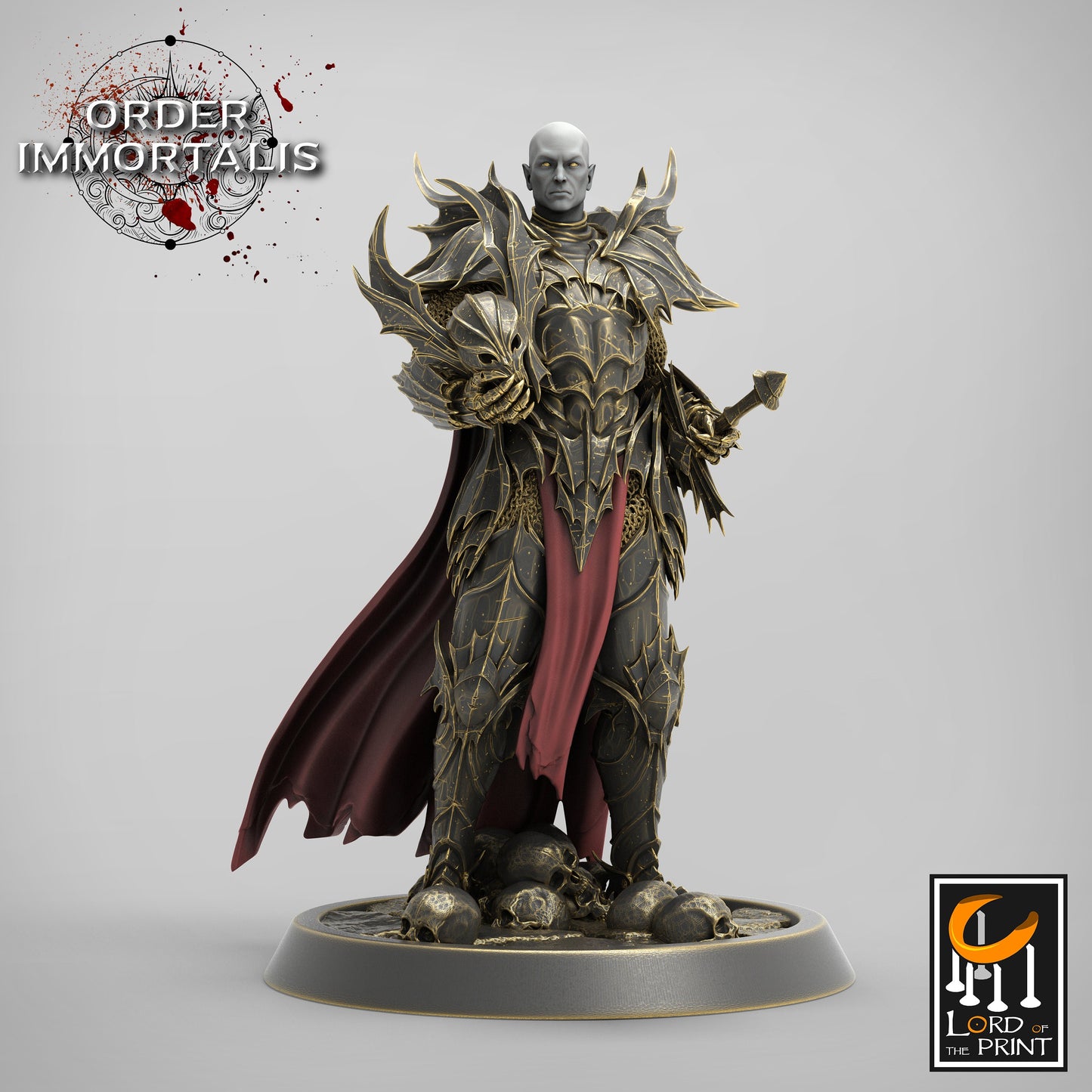 Blood knight Special Units, Order Immortalis, Lord of the Print | Dungeons and Dragons | Pathfinder | Table Top RPG | 3D Printed Model