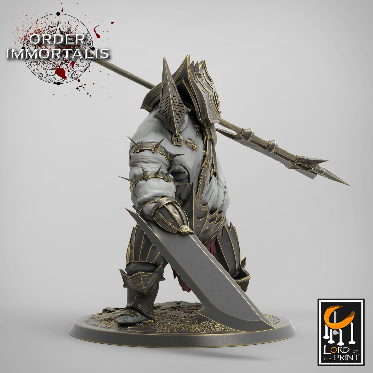 Tormentor Order Immortalis, Lord of the Print | Dungeons and Dragons | Pathfinder | Table Top RPG | 3D Printed Model