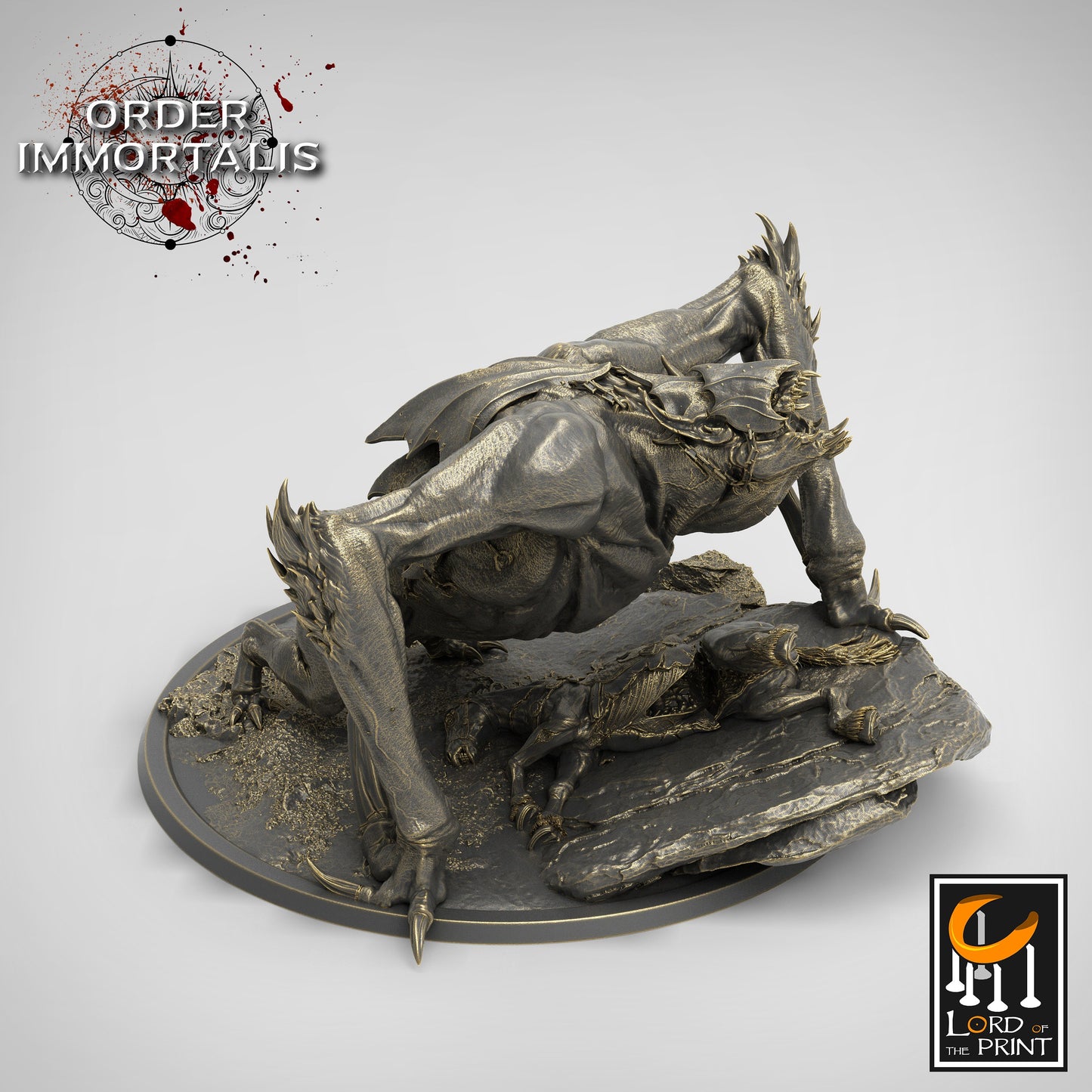 Crawling Bats, Order Immortalis, Lord of the Print | Dungeons and Dragons | Pathfinder | Table Top RPG | 3D Printed Model