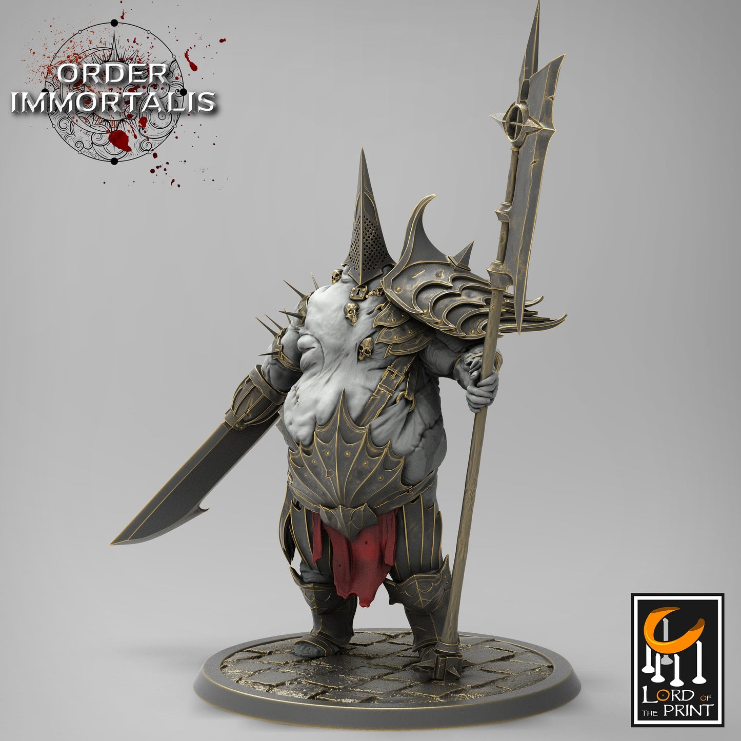 Tormentor Order Immortalis, Lord of the Print | Dungeons and Dragons | Pathfinder | Table Top RPG | 3D Printed Model