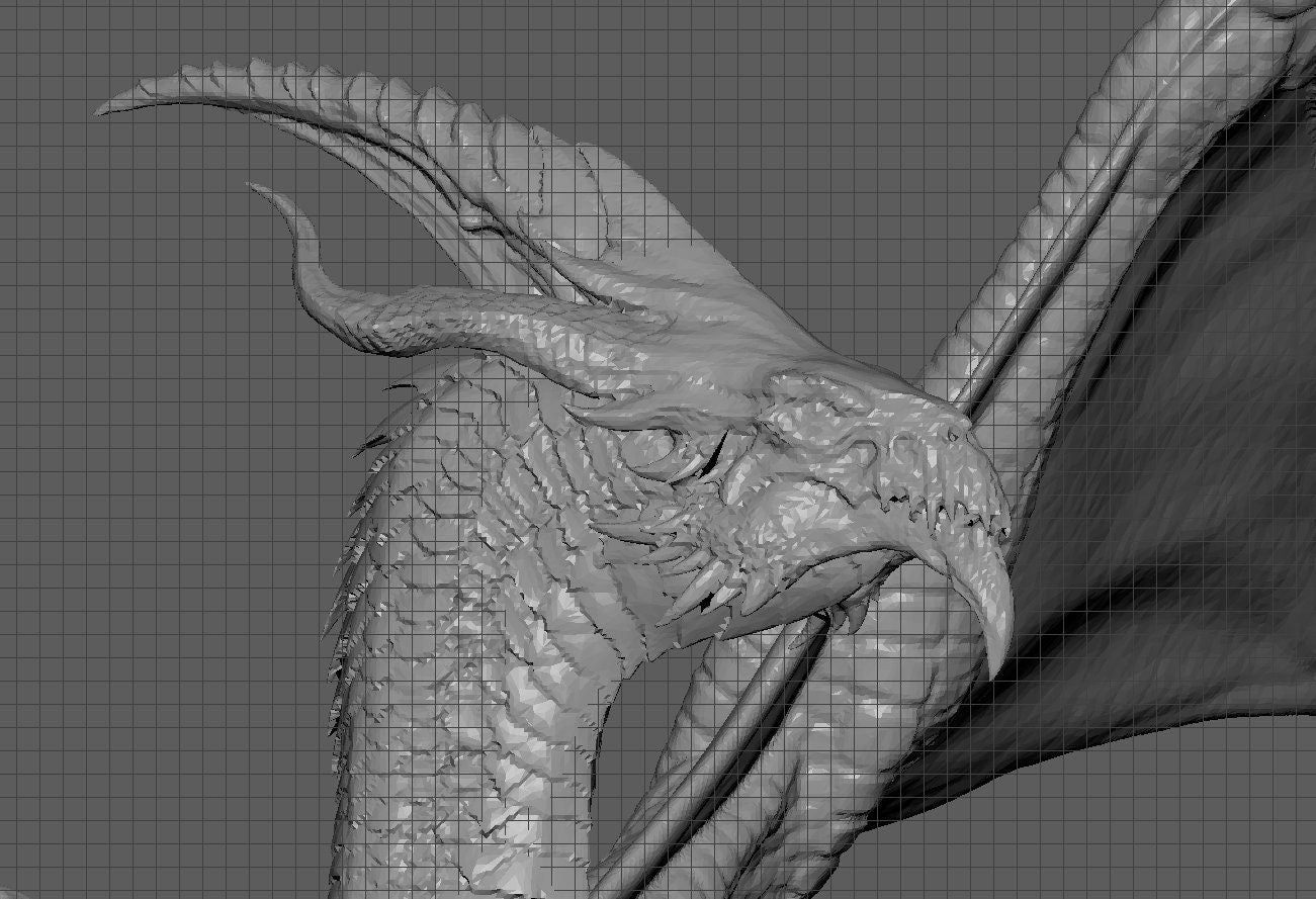 White Dragon, Frost Dragon, Lord of the Print | Dungeons and Dragons | Pathfinder | Table Top RPG | 3D Printed Model