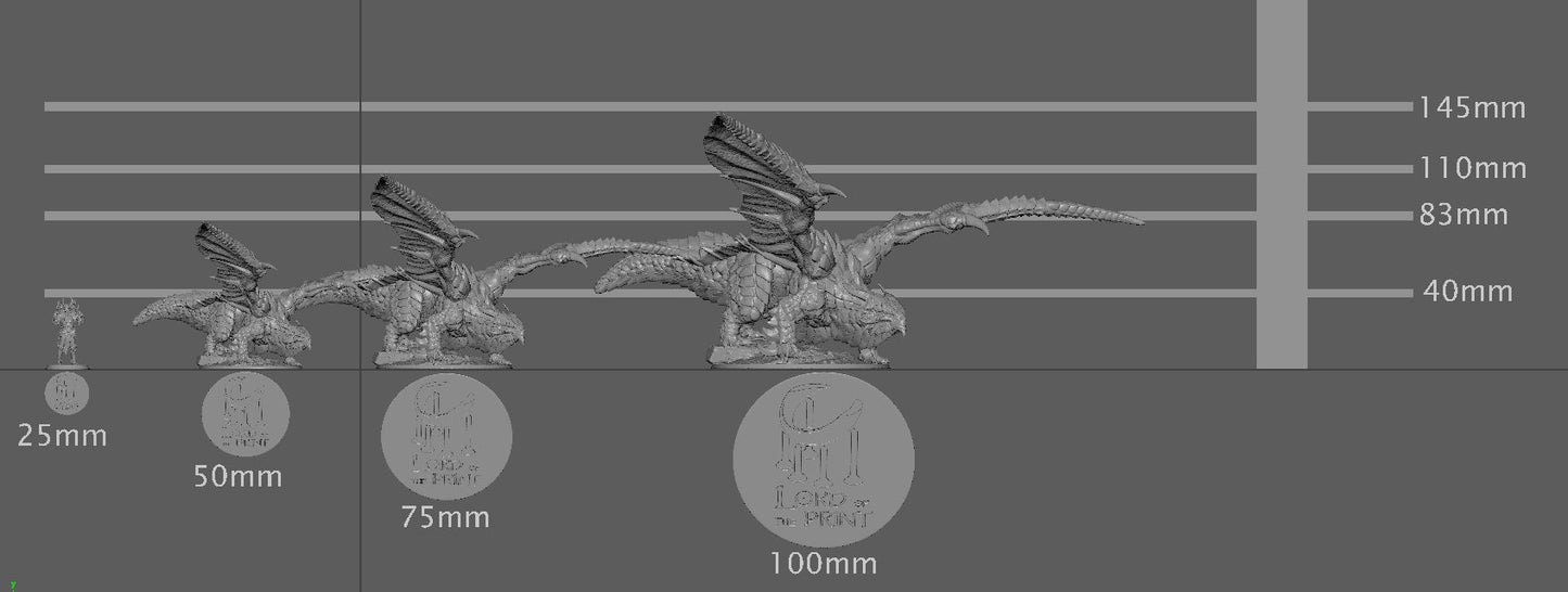 Copper Dragon, Jovial Dragon, Chunky Boy, Lord of the Print | Dungeons and Dragons | Pathfinder | Table Top RPG | 3D Printed Model