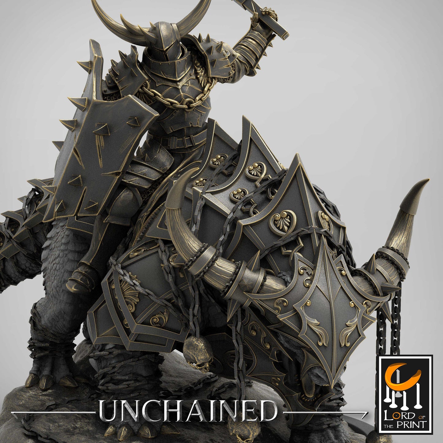 Araki Sword/Flail Riders, Unchained, Lord of the Print | Dungeons and Dragons | Pathfinder | Table Top RPG | 3D Printed Model