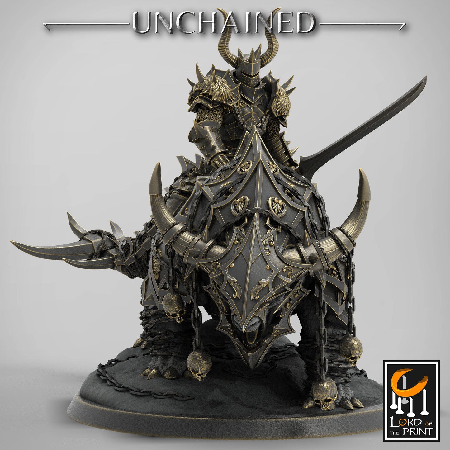 Araki Sword/Flail Riders, Unchained, Lord of the Print | Dungeons and Dragons | Pathfinder | Table Top RPG | 3D Printed Model
