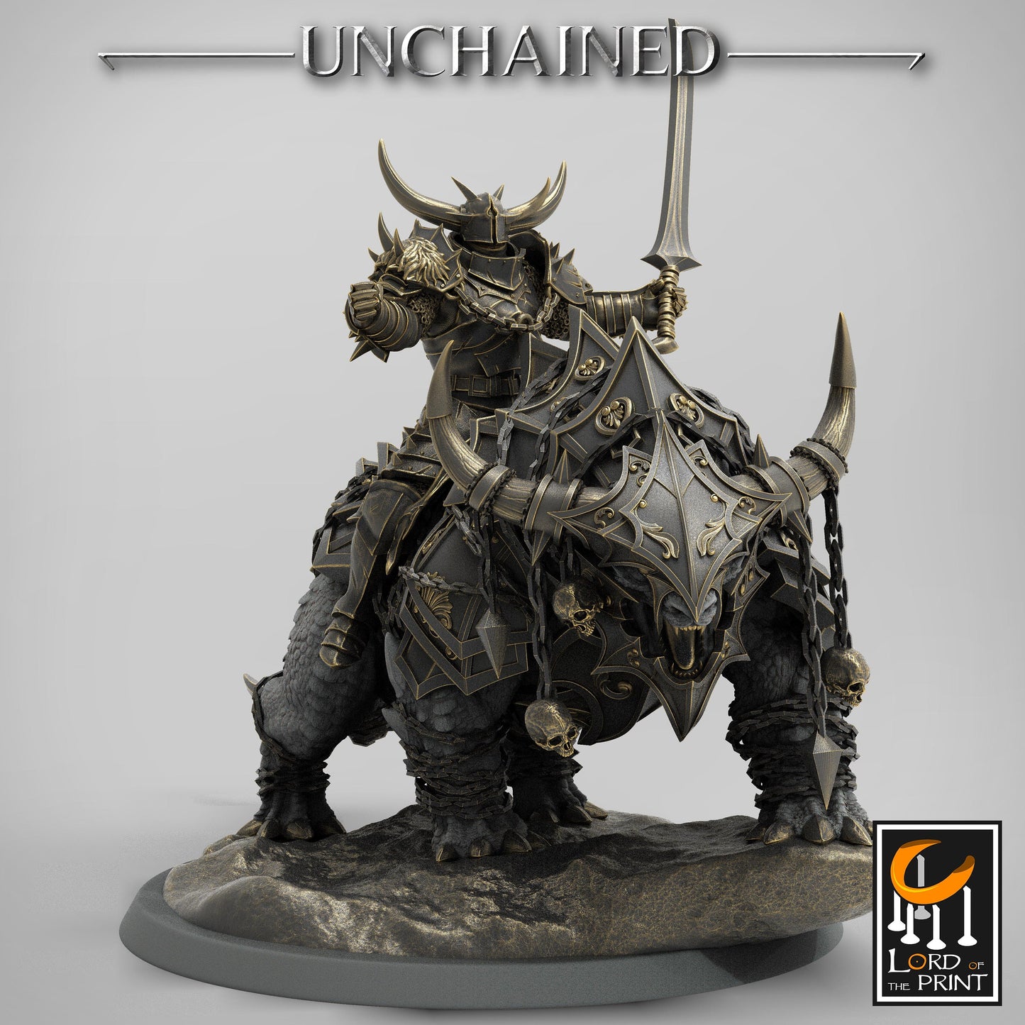 Araki Sword/Flail Riders, Unchained, Lord of the Print | Dungeons and Dragons | Pathfinder | Table Top RPG | 3D Printed Model