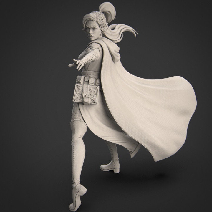 Iarthana the Elvish Mage, Powerful NPC, Ernest Nemirovsky | Dungeons and Dragons | Pathfinder | Table Top RPG | 3D Printed Model