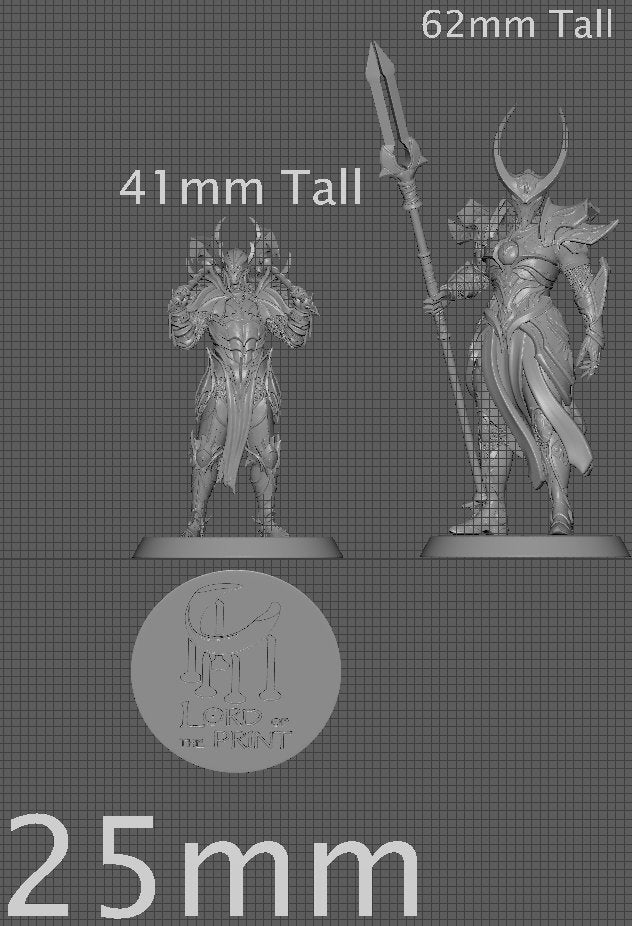 Ancient Guardian, Angels Warlock, Lord of the Print | Dungeons and Dragons | Pathfinder | Table Top RPG | 3D Printed Model