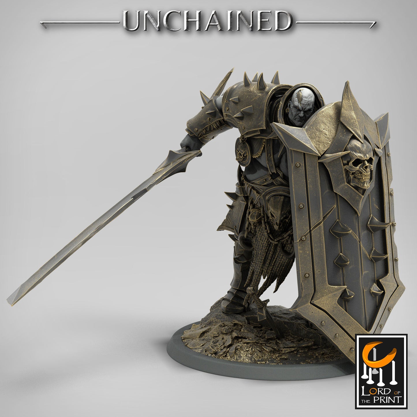 Large Heavy Soldiers, Unchained, Lord of the Print | Dungeons and Dragons | Pathfinder | Table Top RPG | 3D Printed Model