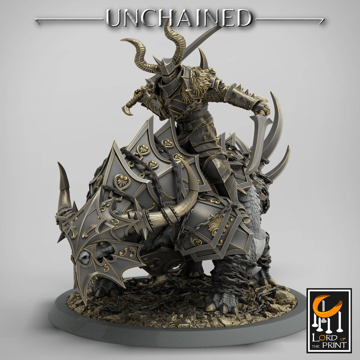 Araki Sword/Flail Riders, Unchained, Lord of the Print | Dungeons and Dragons | Pathfinder | Table Top RPG | 3D Printed Model