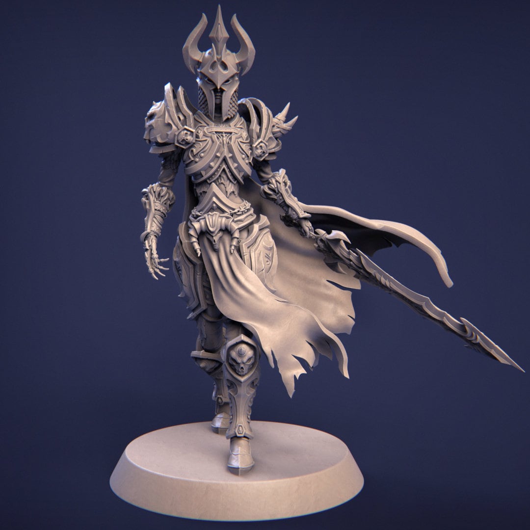 Ashinna the Revenant, Powerful NPC, Ernest Nemirovsky | Dungeons and Dragons | Pathfinder | Table Top RPG | 3D Printed Model