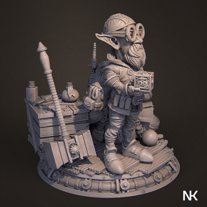 Alvyn the Alchemist, Powerful NPC, Ernest Nemirovsky | Dungeons and Dragons | Pathfinder | Table Top RPG | 3D Printed Model