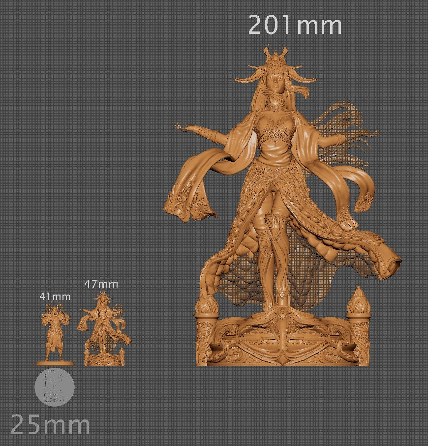Sophia the Priestess, Powerful NPC, Ernest Nemirovsky | Dungeons and Dragons | Pathfinder | Table Top RPG | 3D Printed Model