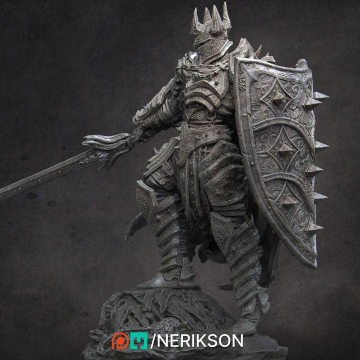 Vaeter the Branded Knight, Powerful NPC, Ernest Nemirovsky | Dungeons and Dragons | Pathfinder | Table Top RPG | 3D Printed Model