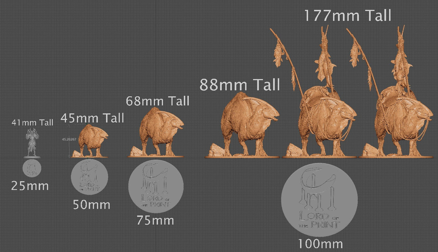 Parasaurolophus Stride, Dinotopia, Lord of the Print | Dungeons and Dragons | Pathfinder | Table Top RPG | 3D Printed Model