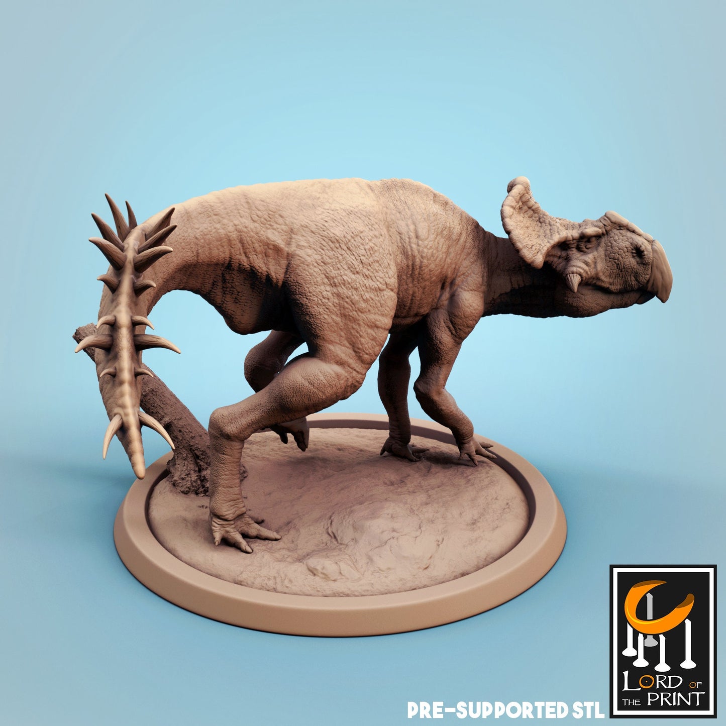 Protoceratops, Dinotopia, Lord of the Print | Dungeons and Dragons | Pathfinder | Table Top RPG | 3D Printed Model