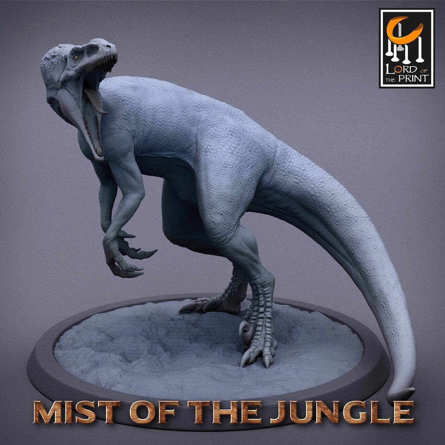 Wild Raptors, Dinotopia, Lord of the Print | Dungeons and Dragons | Pathfinder | Table Top RPG | 3D Printed Model