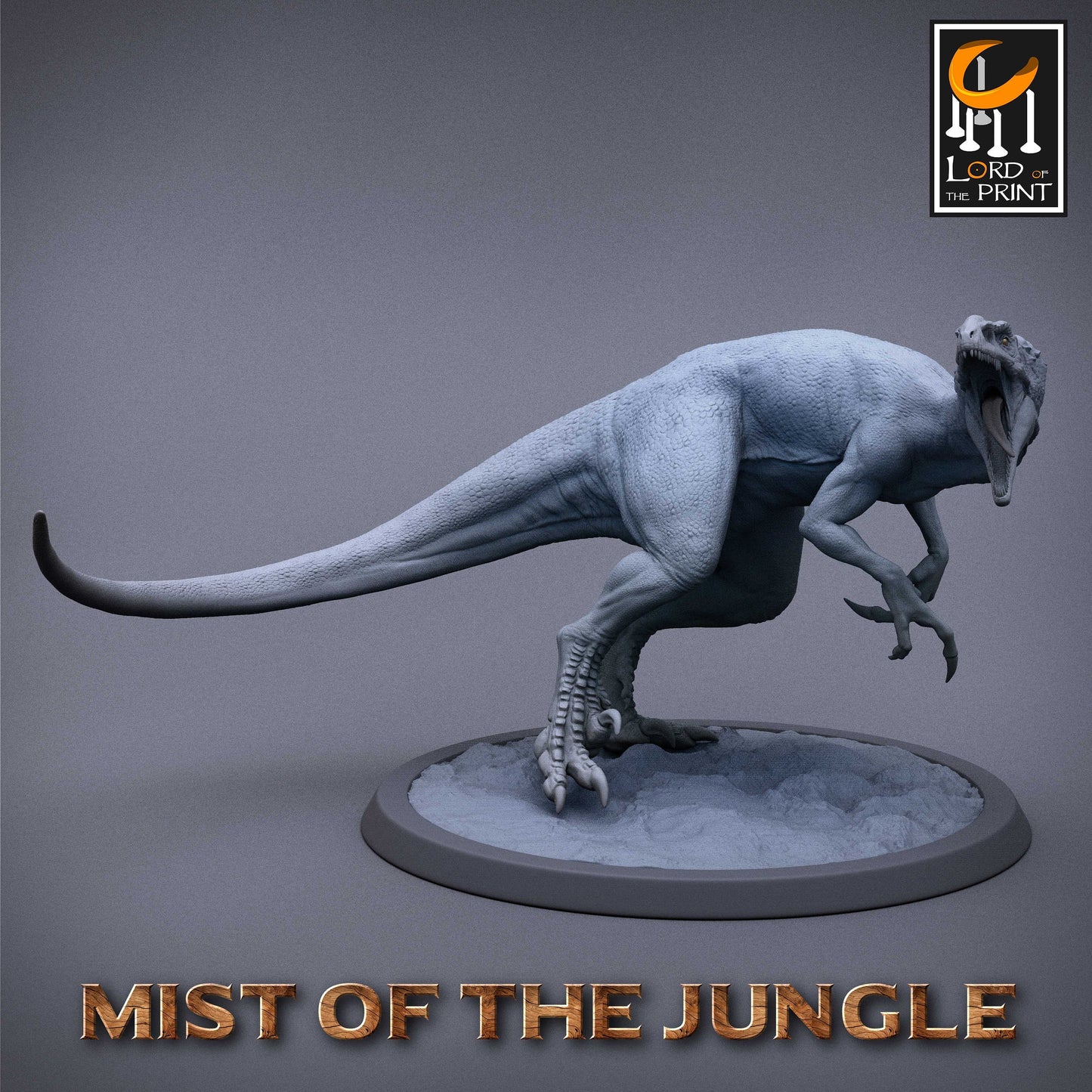 Wild Raptors, Dinotopia, Lord of the Print | Dungeons and Dragons | Pathfinder | Table Top RPG | 3D Printed Model