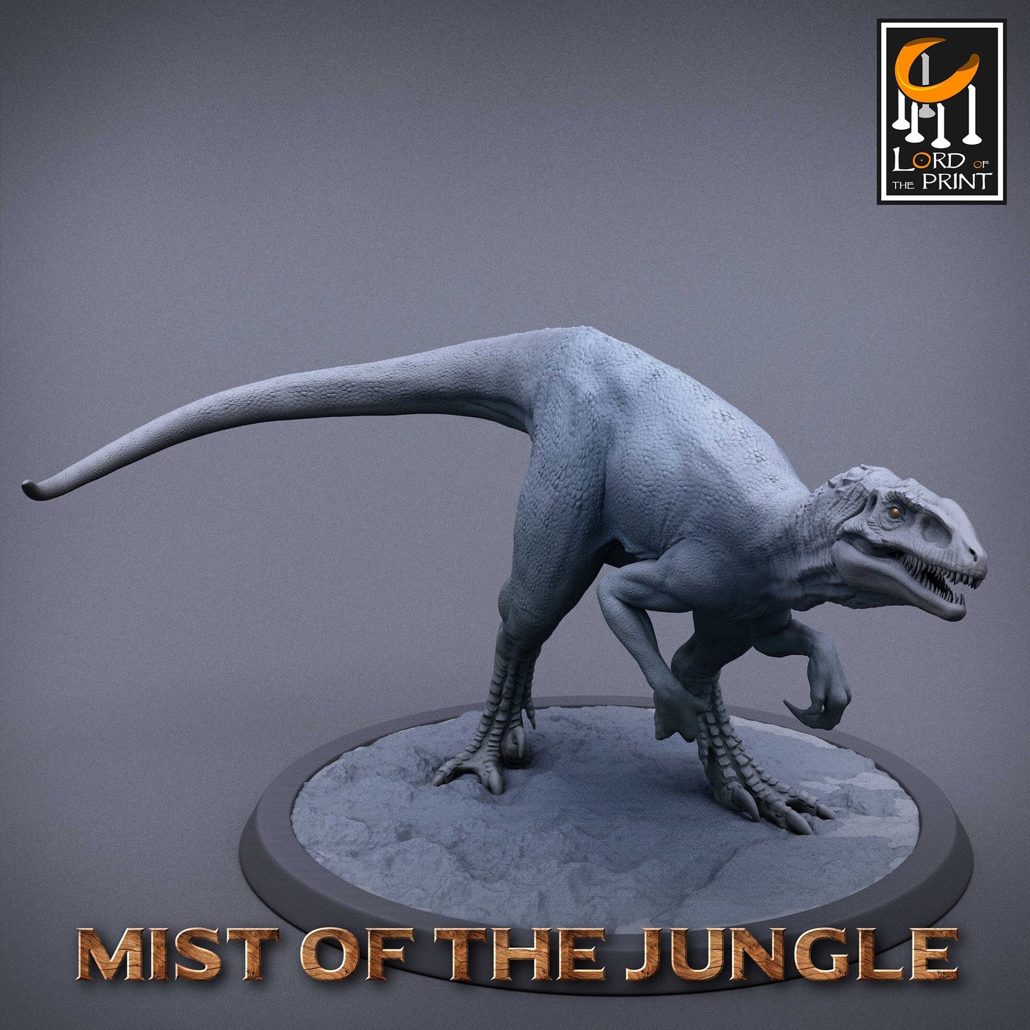 Wild Raptors, Dinotopia, Lord of the Print | Dungeons and Dragons | Pathfinder | Table Top RPG | 3D Printed Model