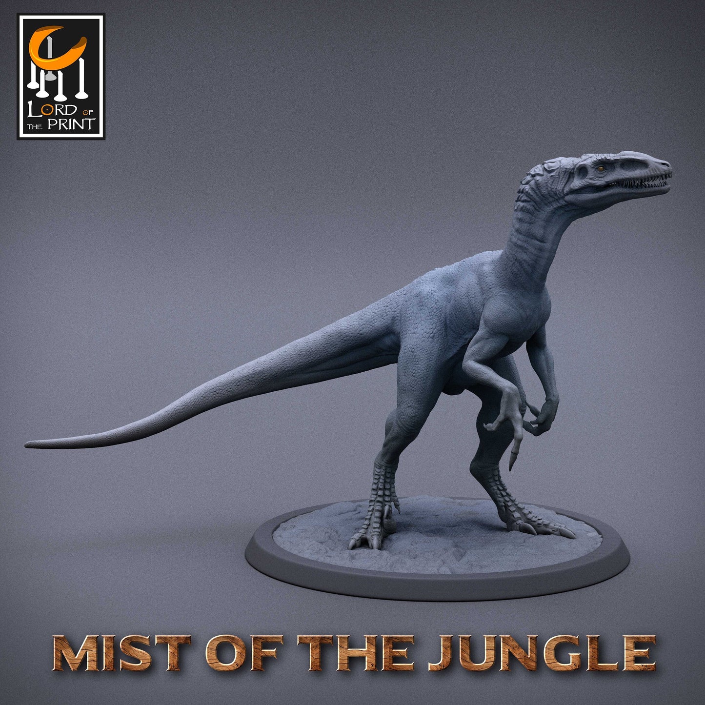 Wild Raptors, Dinotopia, Lord of the Print | Dungeons and Dragons | Pathfinder | Table Top RPG | 3D Printed Model