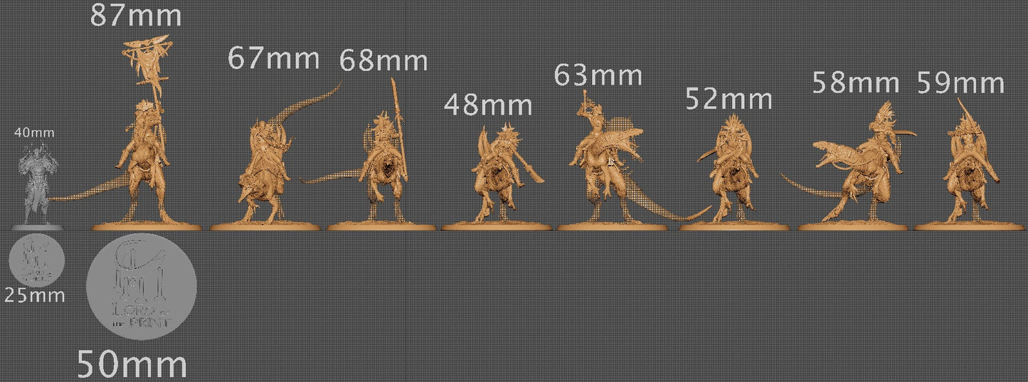 Raptor Riders | Aussie 3D Printed Miniatures and Terrain