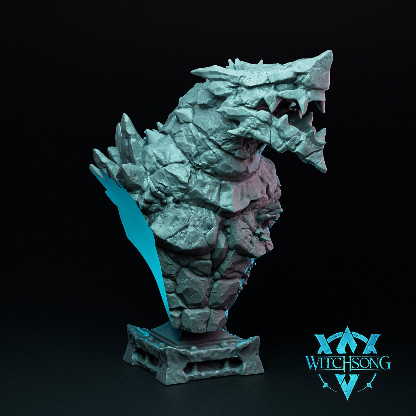 Great Temple Guardian, Bust Option, Witchsong Miniatures | Dungeons and Dragons | Pathfinder | Table Top RPG | 3D Printed Model