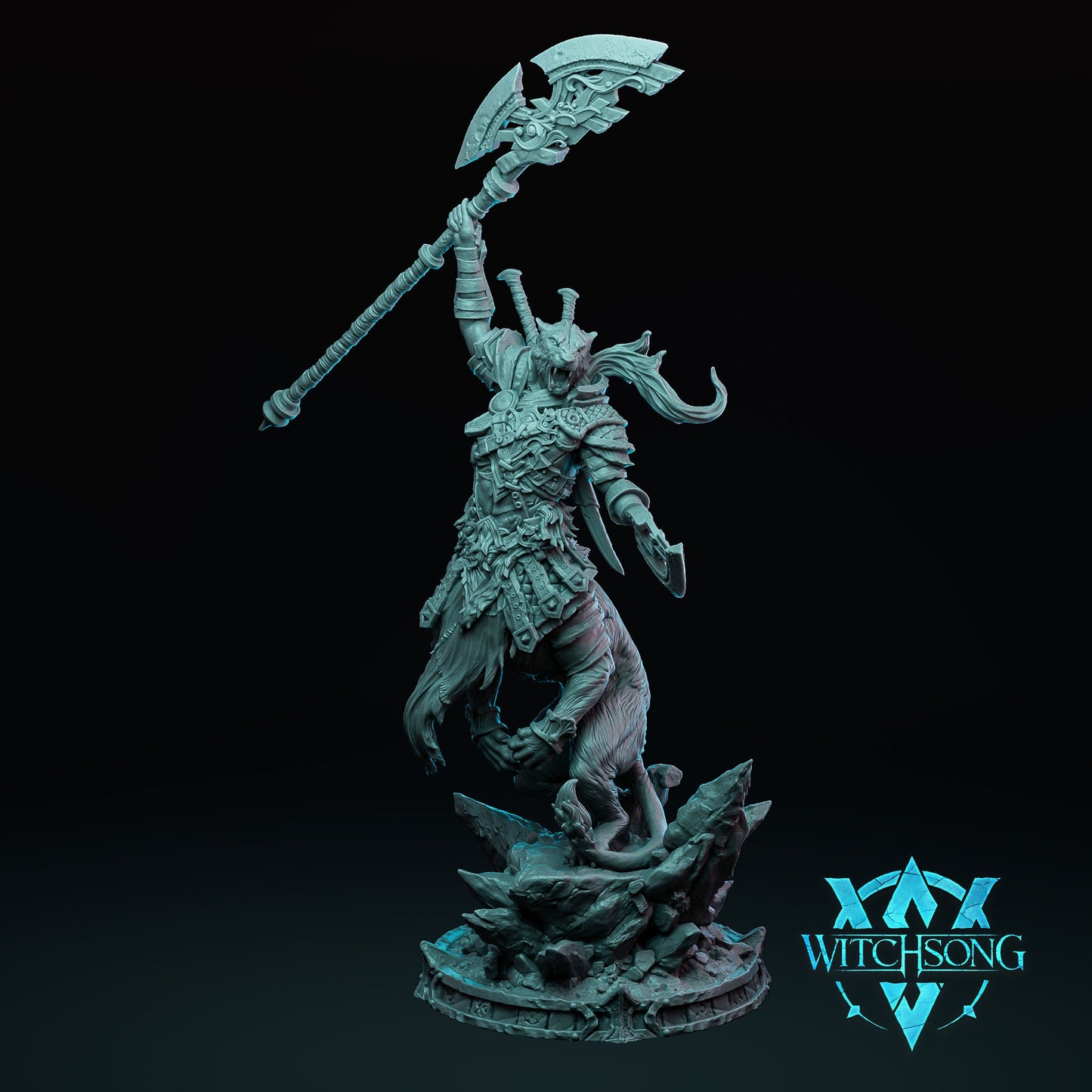 Roarenna the Pridemother, Witchsong Miniatures | Dungeons and Dragons | Pathfinder | Table Top RPG | 3D Printed Model