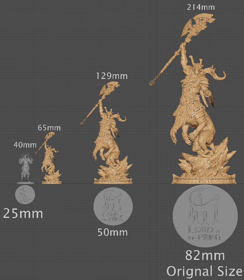 Roarenna the Pridemother, Witchsong Miniatures | Dungeons and Dragons | Pathfinder | Table Top RPG | 3D Printed Model