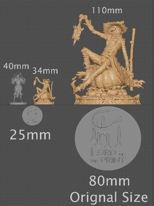 Lord of the Harvest, Witchsong Miniatures | Dungeons and Dragons | Pathfinder | Table Top RPG | 3D Printed Model