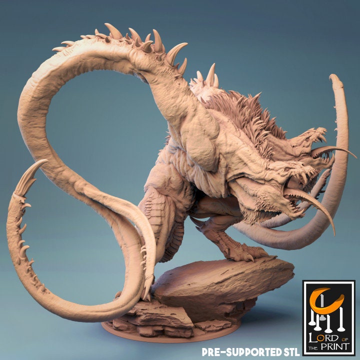 Demogorgon, Demon Prince, Lord of the Print | Dungeons and Dragons | Pathfinder | Table Top RPG | 3D Printed Model