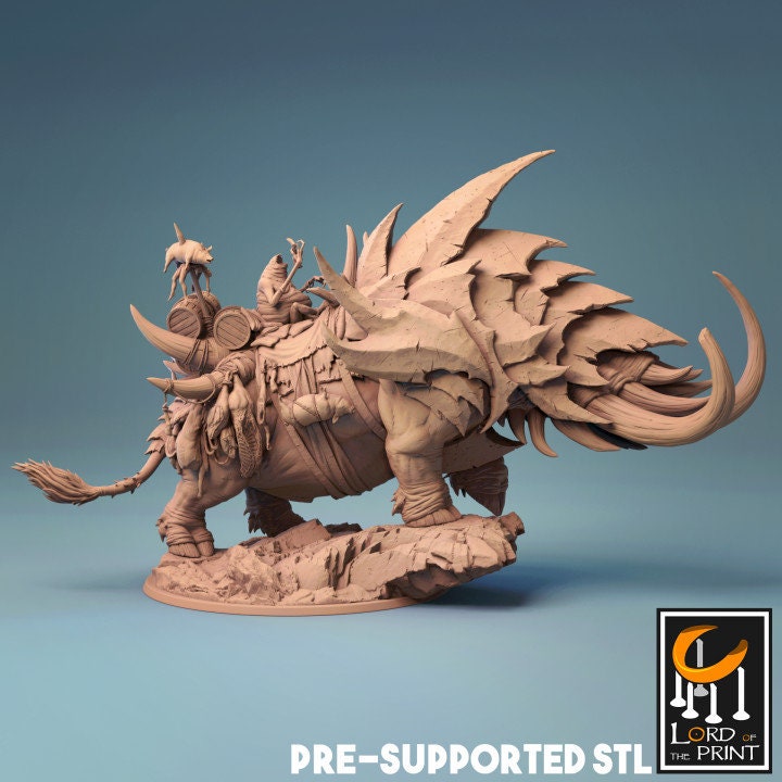 Famine, Lord of the Print | Dungeons and Dragons | Pathfinder | Table Top RPG | 3D Printed Model