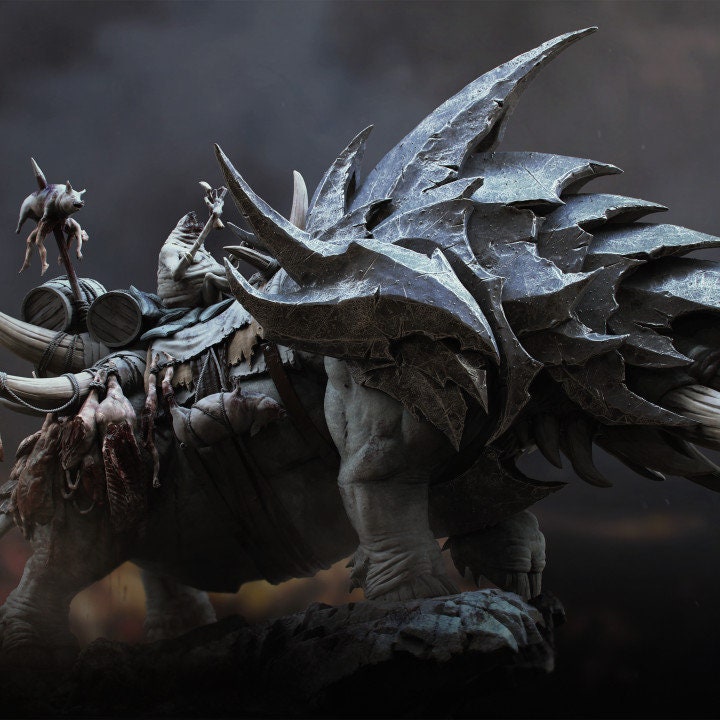 Famine, Lord of the Print | Dungeons and Dragons | Pathfinder | Table Top RPG | 3D Printed Model