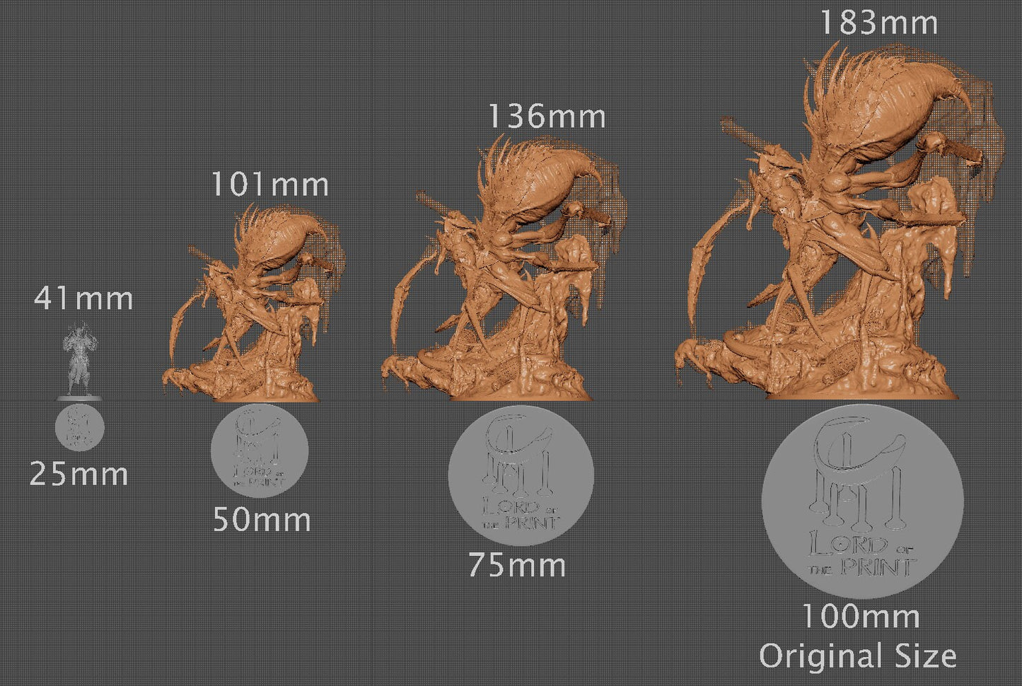 Pestilence, Lord of the Print | Dungeons and Dragons | Pathfinder | Table Top RPG | 3D Printed Model