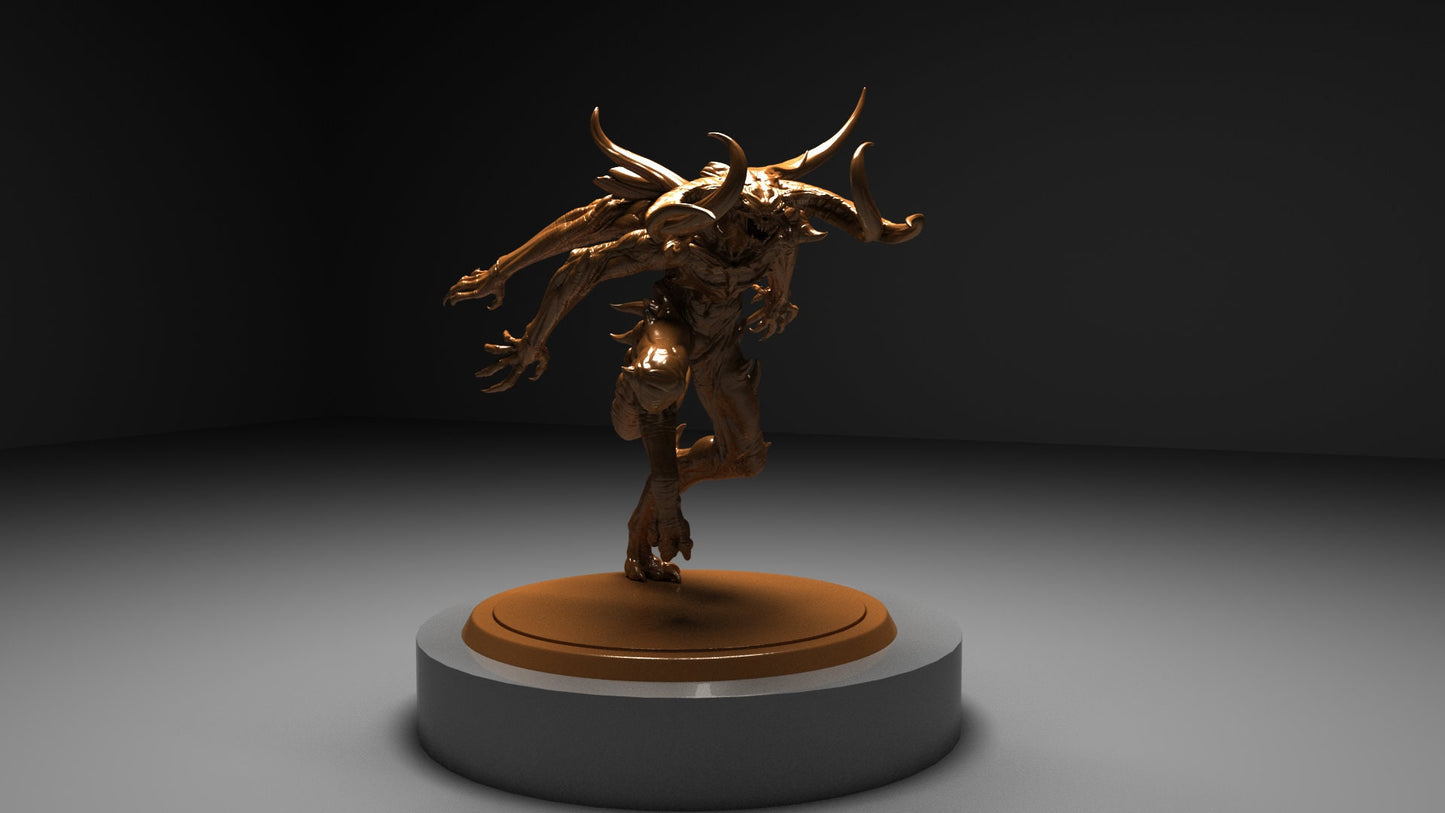 Tormentor Clan, Lord of the Print | Dungeons and Dragons | Pathfinder | Table Top RPG | 3D Printed Model