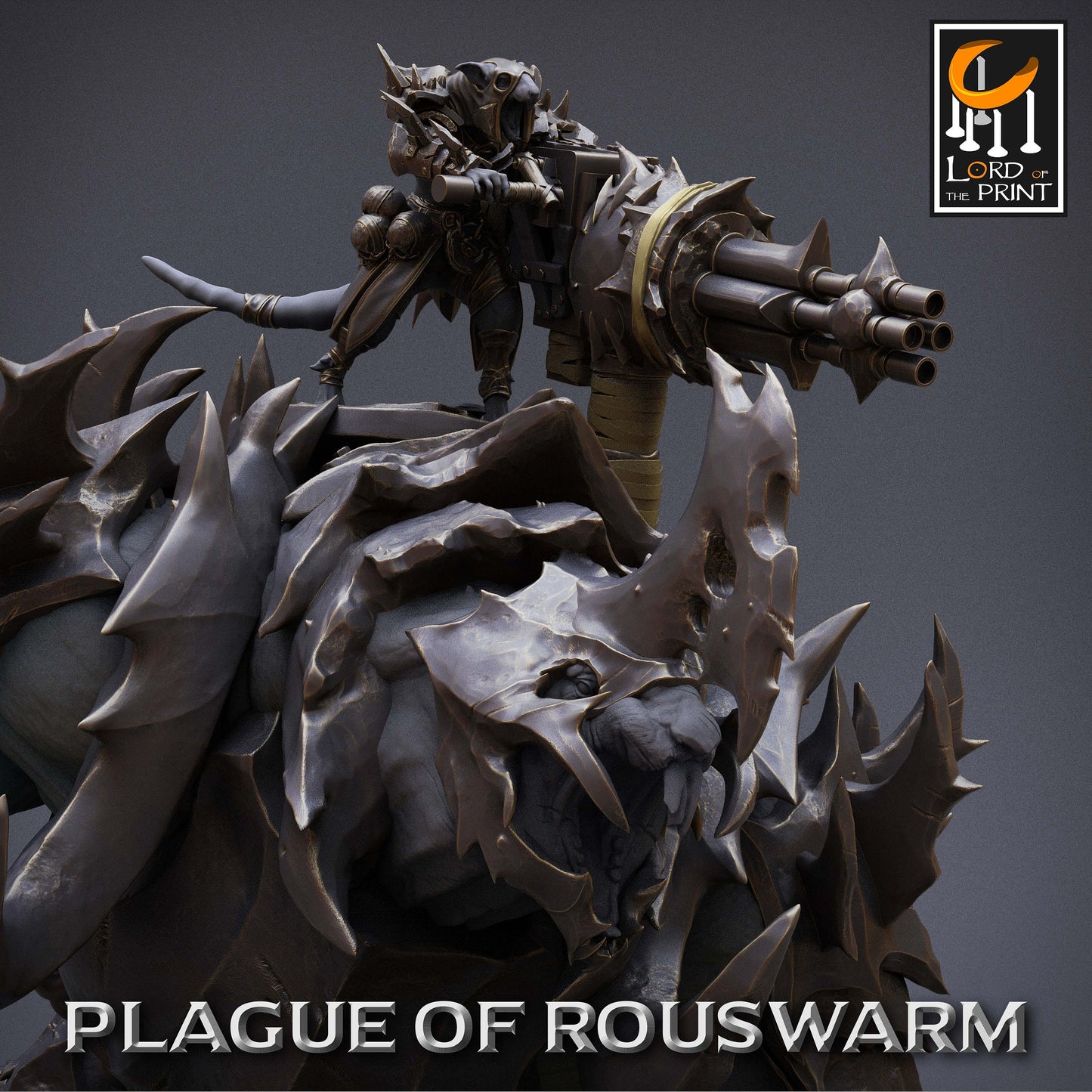 Trakch The Towering, Rouswarm, Lord of the Print | Dungeons and Dragons | Pathfinder | Table Top RPG | 3D Printed Model