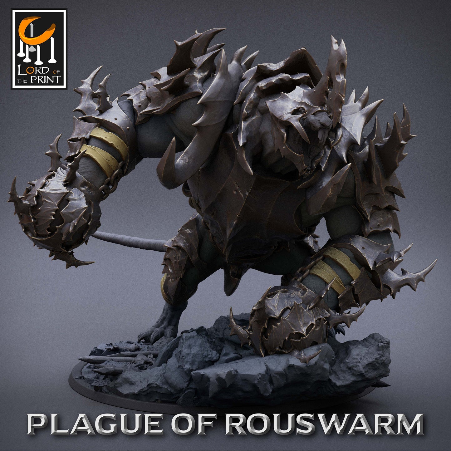 Trakch The Towering, Rouswarm, Lord of the Print | Dungeons and Dragons | Pathfinder | Table Top RPG | 3D Printed Model