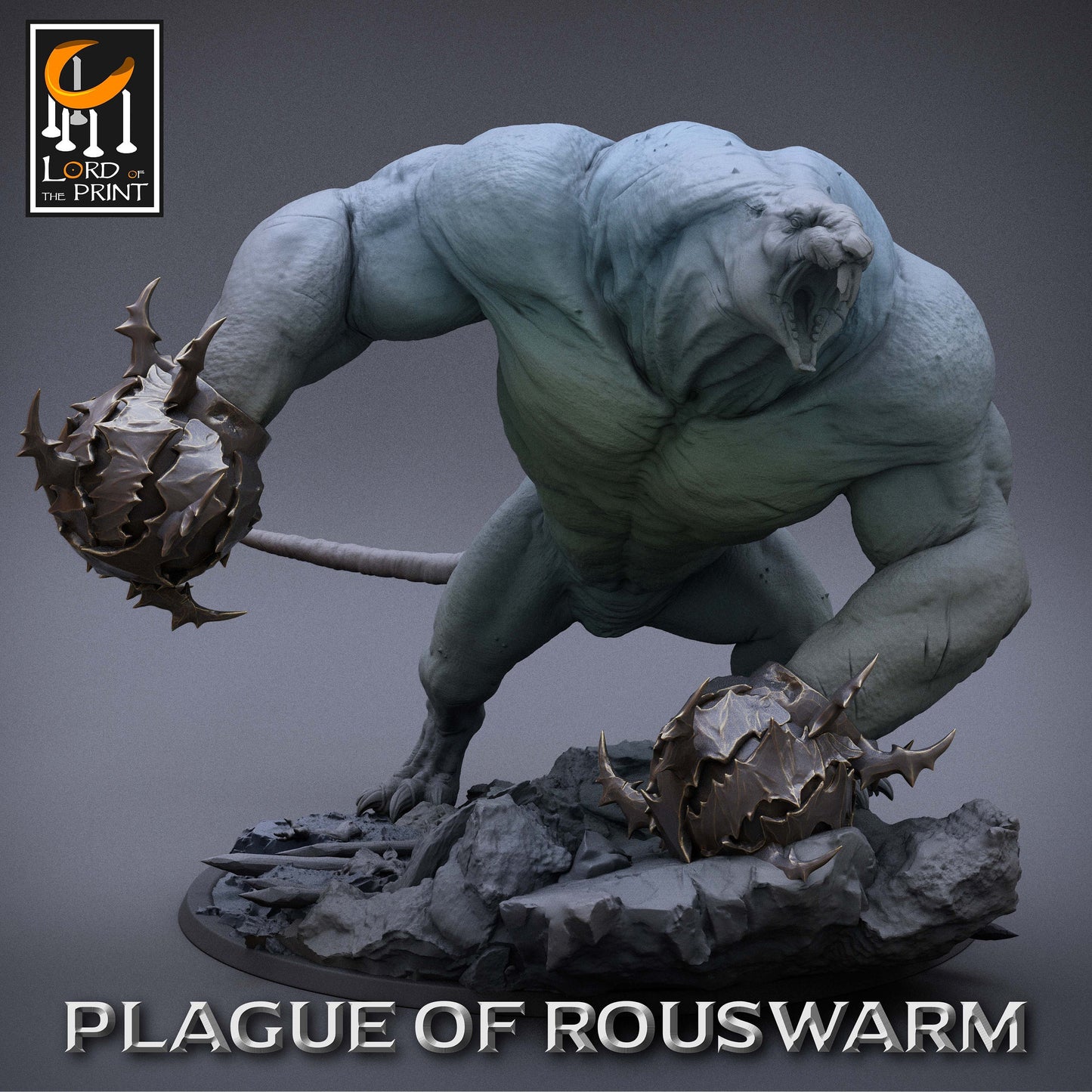 Trakch The Towering, Rouswarm, Lord of the Print | Dungeons and Dragons | Pathfinder | Table Top RPG | 3D Printed Model