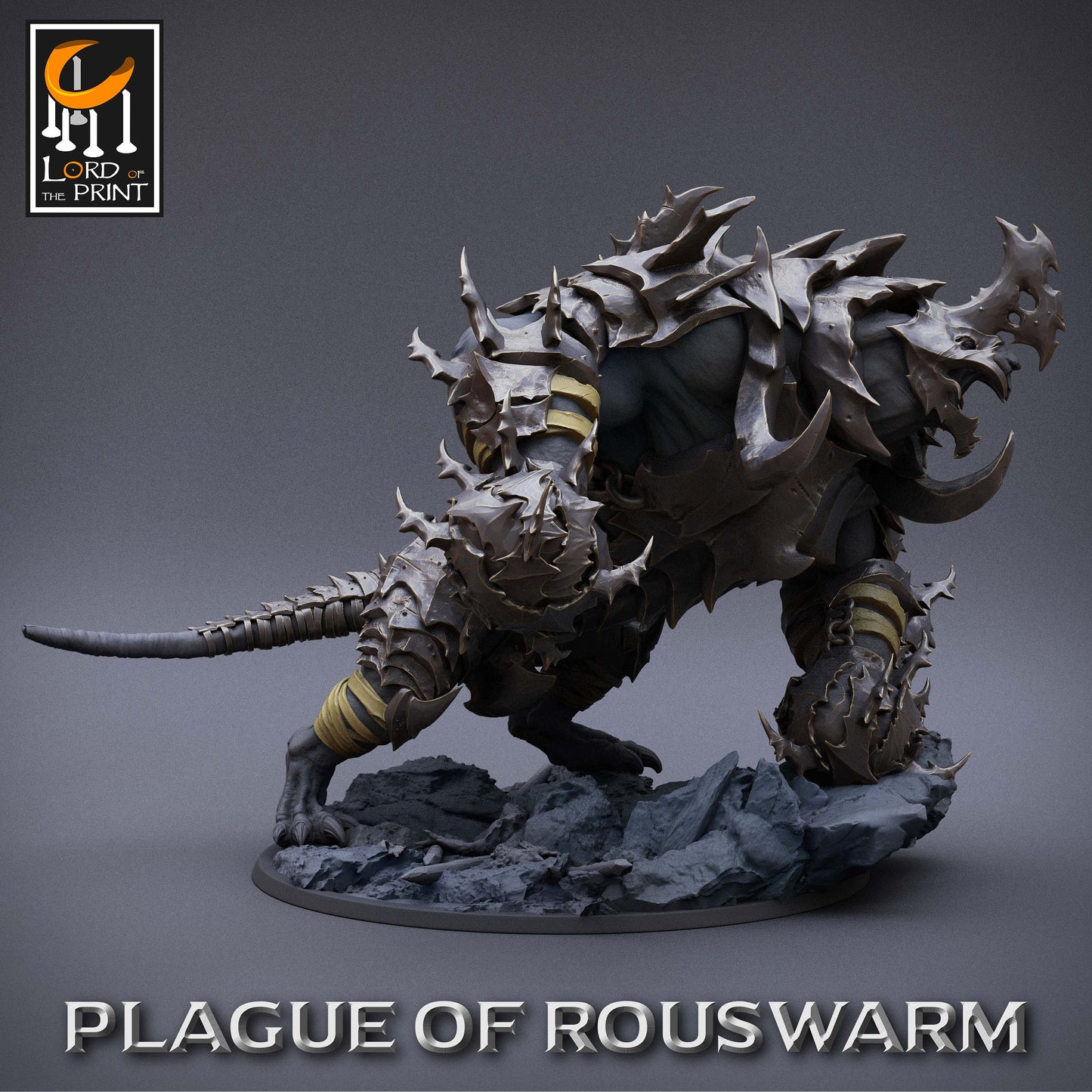 Trakch The Towering, Rouswarm, Lord of the Print | Dungeons and Dragons | Pathfinder | Table Top RPG | 3D Printed Model