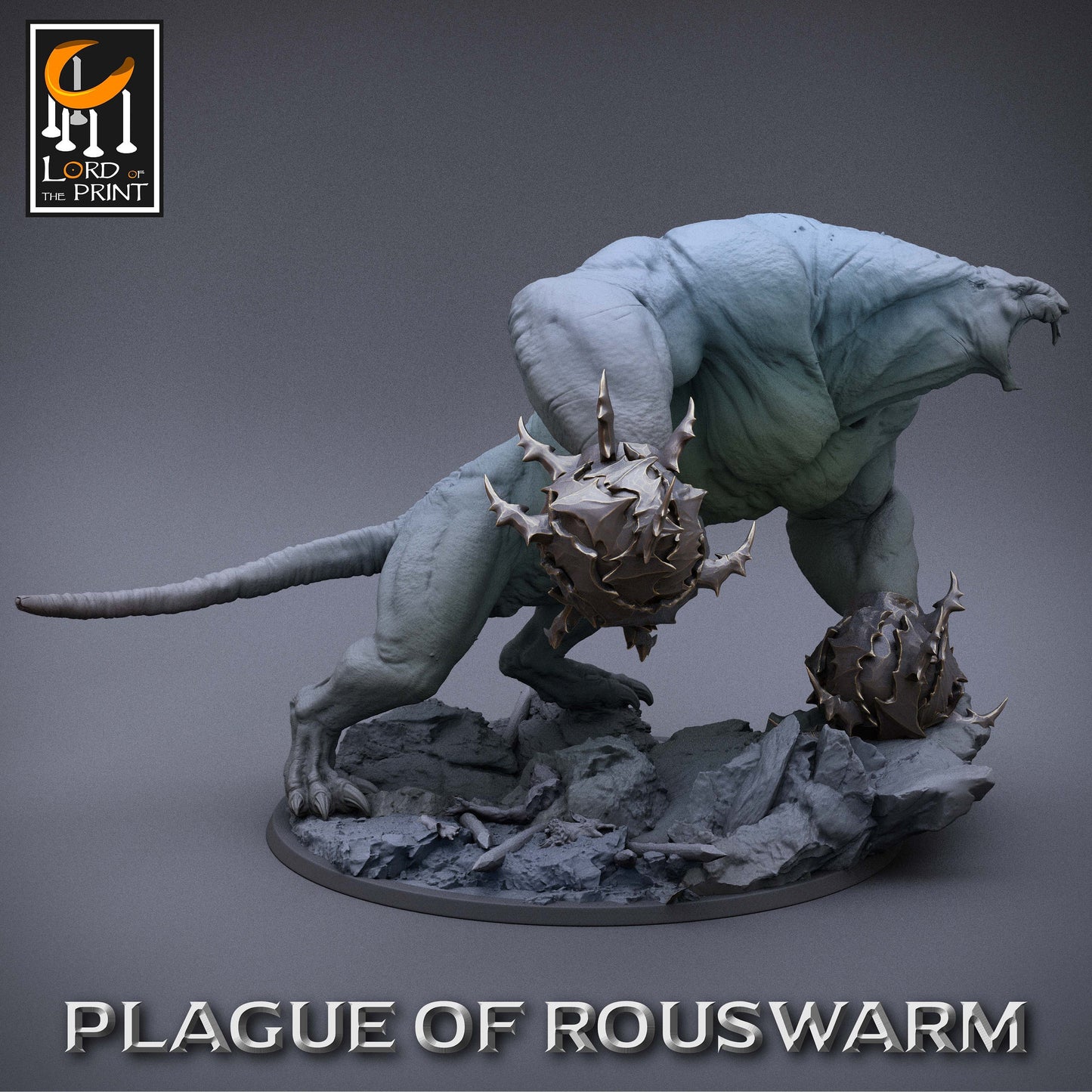 Trakch The Towering, Rouswarm, Lord of the Print | Dungeons and Dragons | Pathfinder | Table Top RPG | 3D Printed Model
