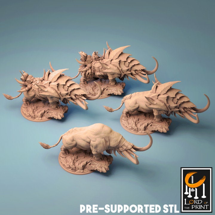 Famine, Lord of the Print | Dungeons and Dragons | Pathfinder | Table Top RPG | 3D Printed Model