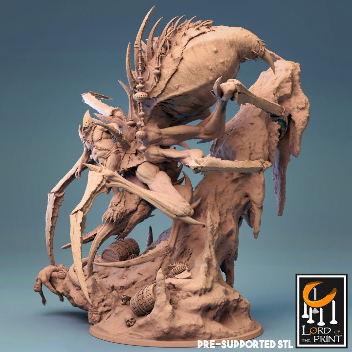 Pestilence, Lord of the Print | Dungeons and Dragons | Pathfinder | Table Top RPG | 3D Printed Model