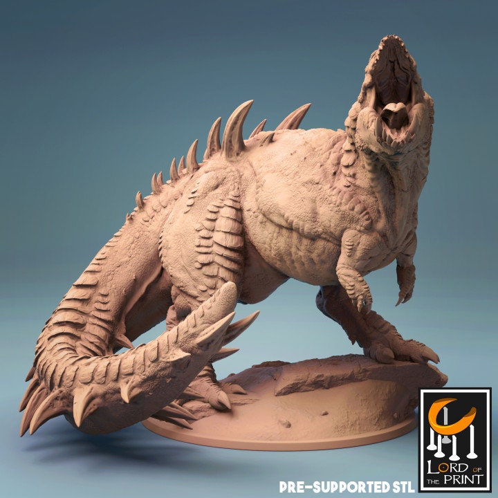 Dregnamoth, Titan of War, Lord of the Print | Dungeons and Dragons | Pathfinder | Table Top RPG | 3D Printed Model
