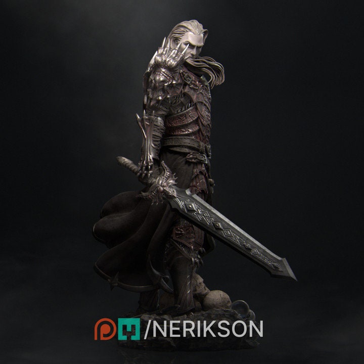 Revving the Dragon Knight, Powerful NPC, Ernest Nemirovsky | Dungeons and Dragons | Pathfinder | Table Top RPG | 3D Printed Model