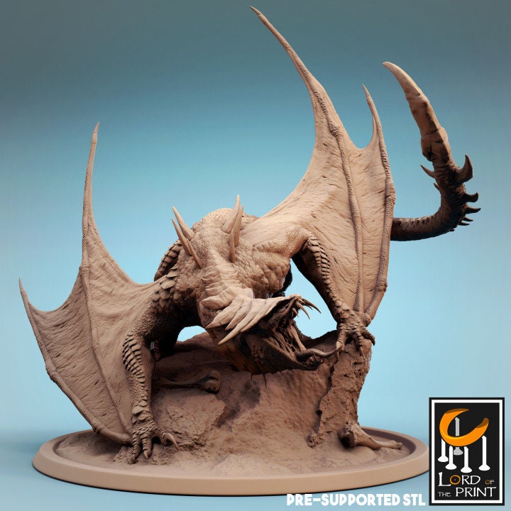 Vouivre Soldiers, Lord of the Print | Dungeons and Dragons | Pathfinder | Table Top RPG | 3D Printed Model