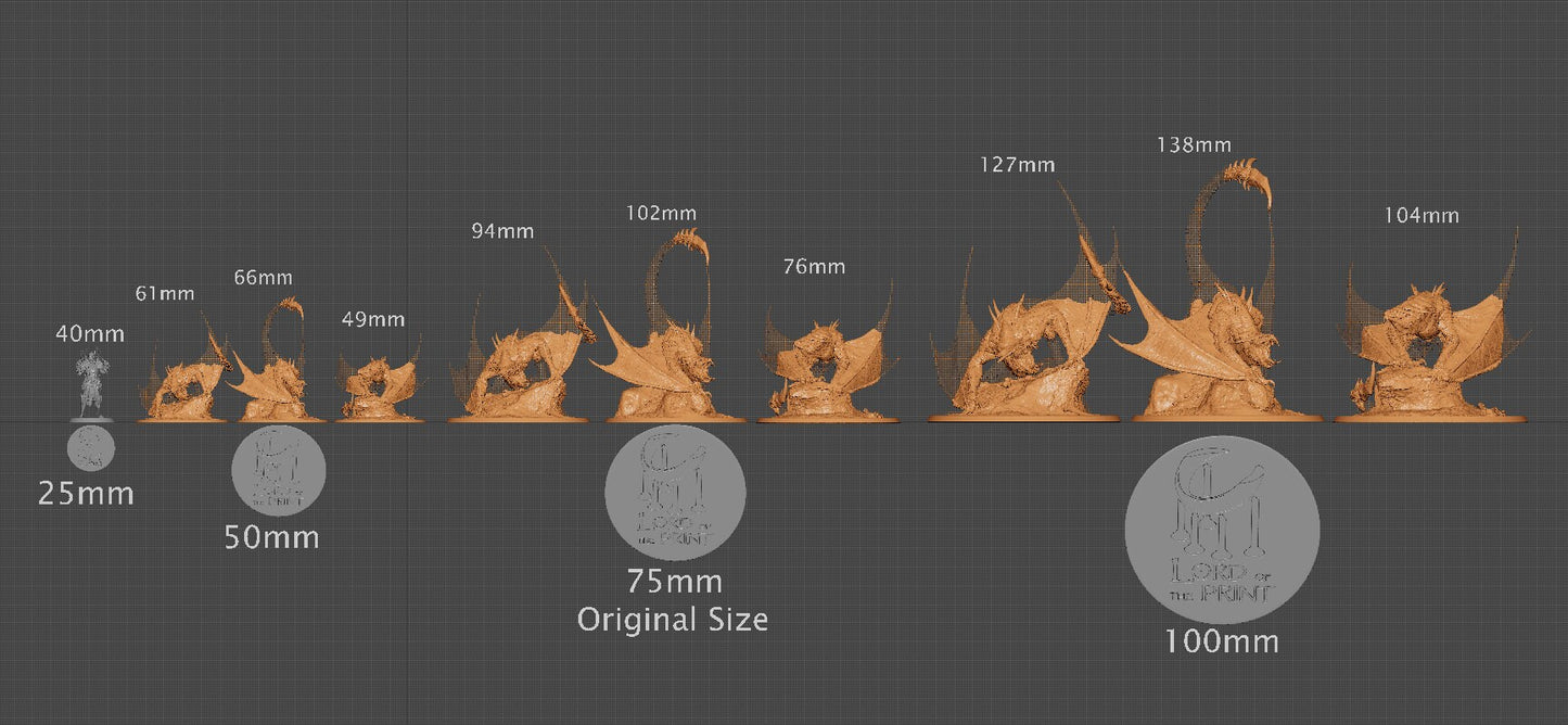 Vouivre Soldiers, Lord of the Print | Dungeons and Dragons | Pathfinder | Table Top RPG | 3D Printed Model