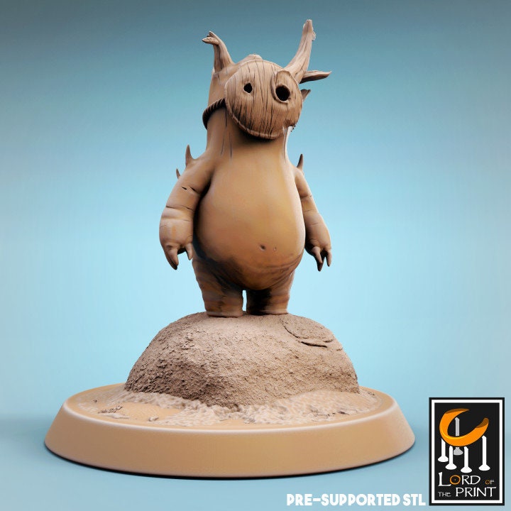 Cute Forest Spirits, Lord of the Print | Dungeons and Dragons | Pathfinder | Table Top RPG | 3D Printed Model