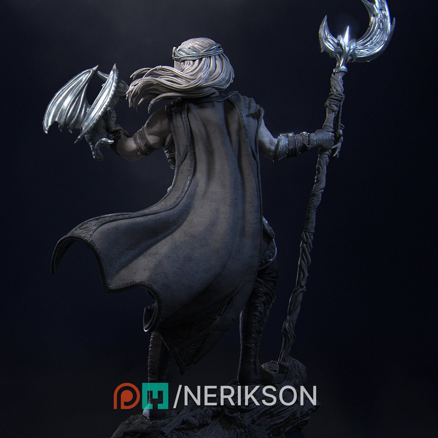 Orion the Druid, Powerful NPC, Ernest Nemirovsky | Dungeons and Dragons | Pathfinder | Table Top RPG | 3D Printed Model