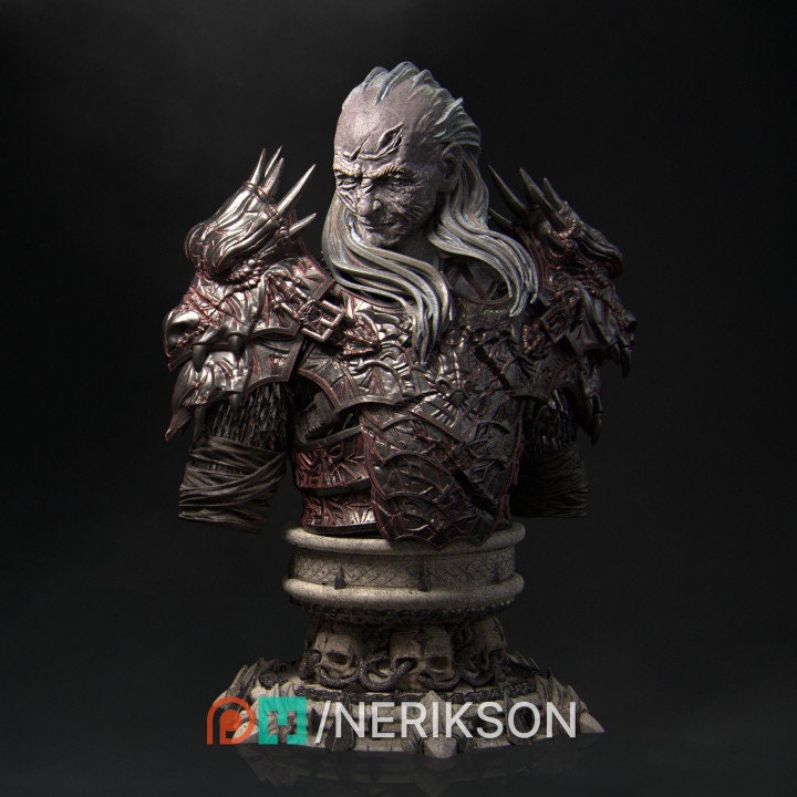 Revving the Dragon Knight, Powerful NPC, Ernest Nemirovsky | Dungeons and Dragons | Pathfinder | Table Top RPG | 3D Printed Model