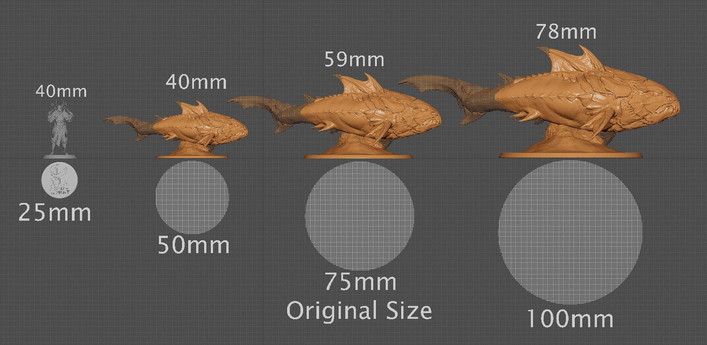 Dunklesaurus, Lord of the Print | Dungeons and Dragons | Pathfinder | Table Top RPG | 3D Printed Model