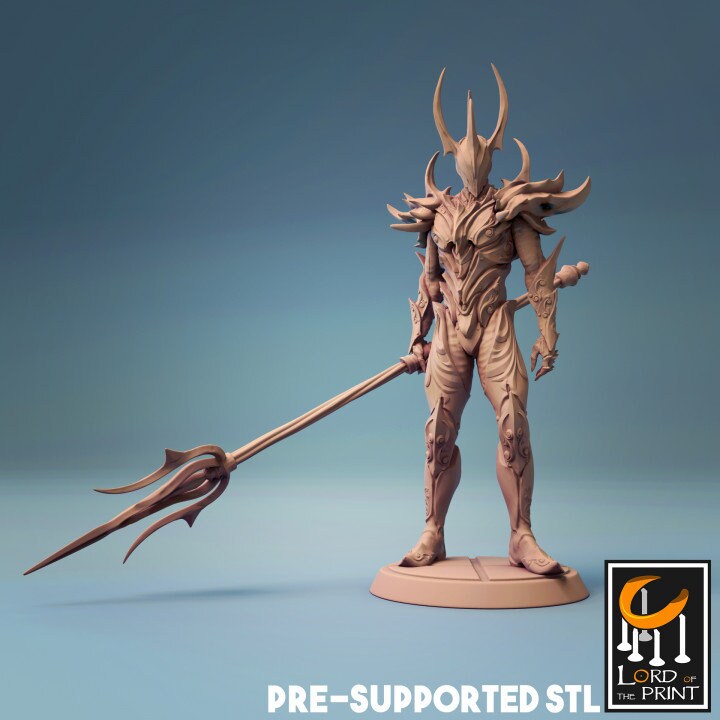 King Radrun, Lord of the Print | Dungeons and Dragons | Pathfinder | Table Top RPG | 3D Printed Model